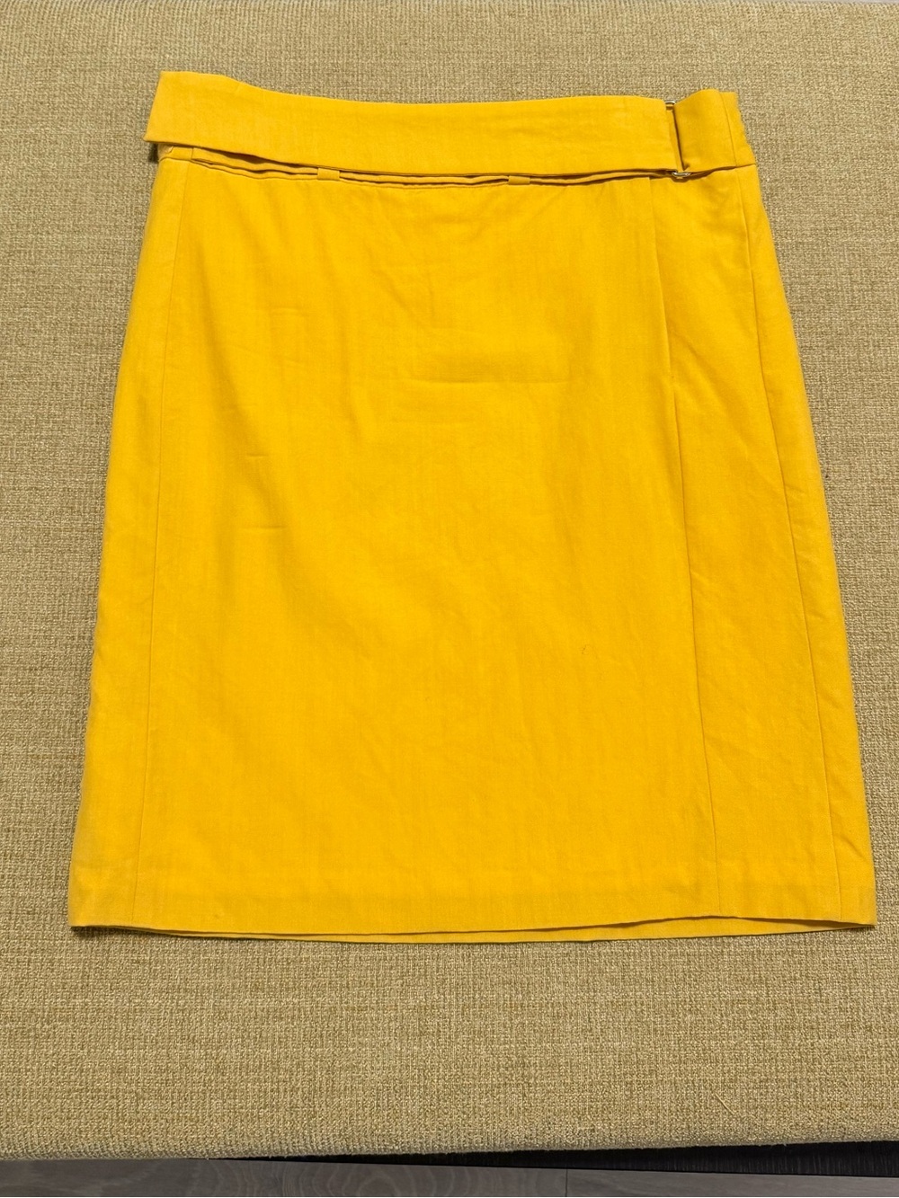Yellow  Straight Skirt - Women's